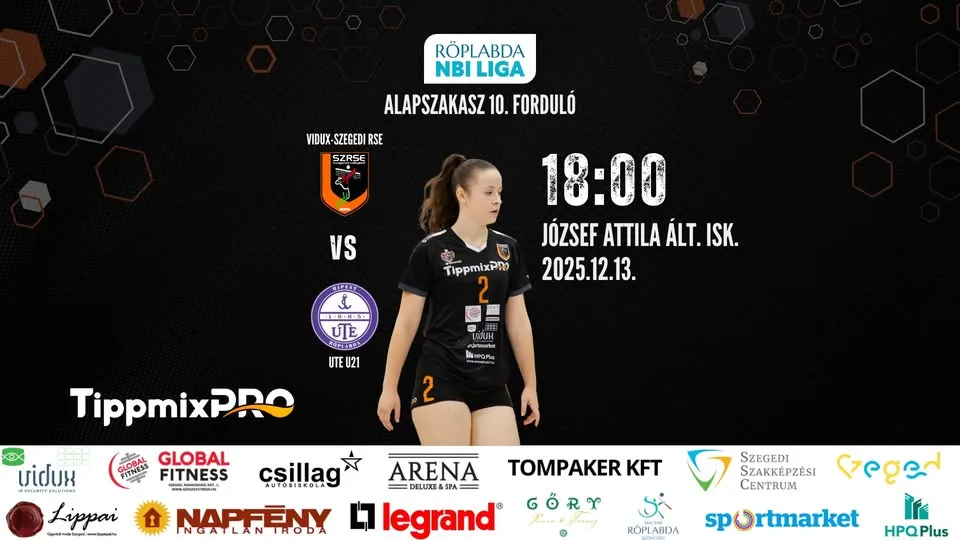 Women's NBI League Base Stage 10th Round: Vidux-Szeged RSE - UTE U21
